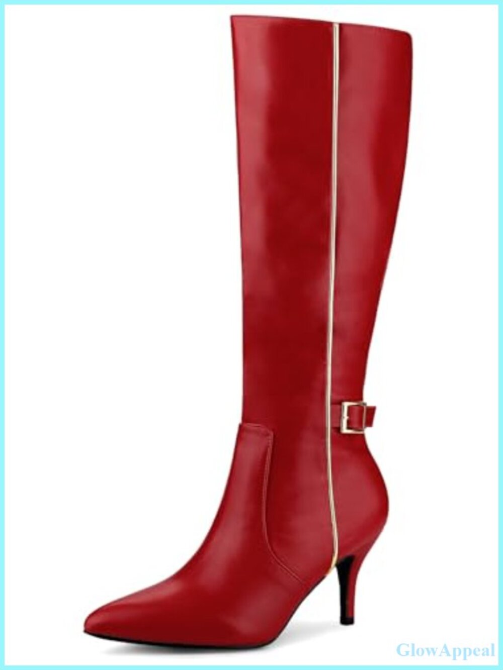 Pointy Toe Stiletto Heel Knee High Boots